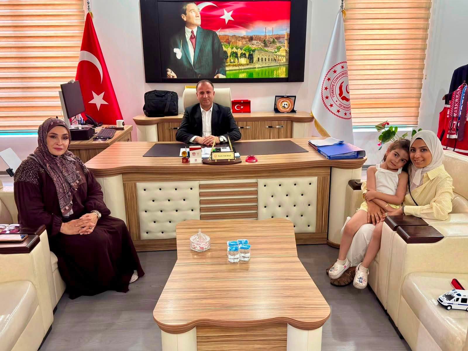 Eşi Şehit, Kendisi Gazi Olan 15 Temmuz Gazimiz Müdürlüğümüzü Ziyaret Etti