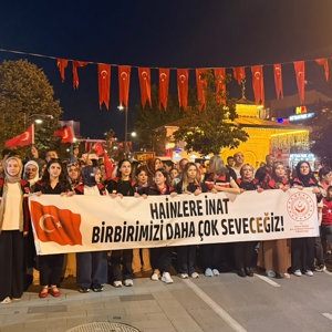 15 Temmuz Demokrasi ve Millî Birlik Günü Yürüyüşü Gerçekleştirildi. - fotoğraf 2