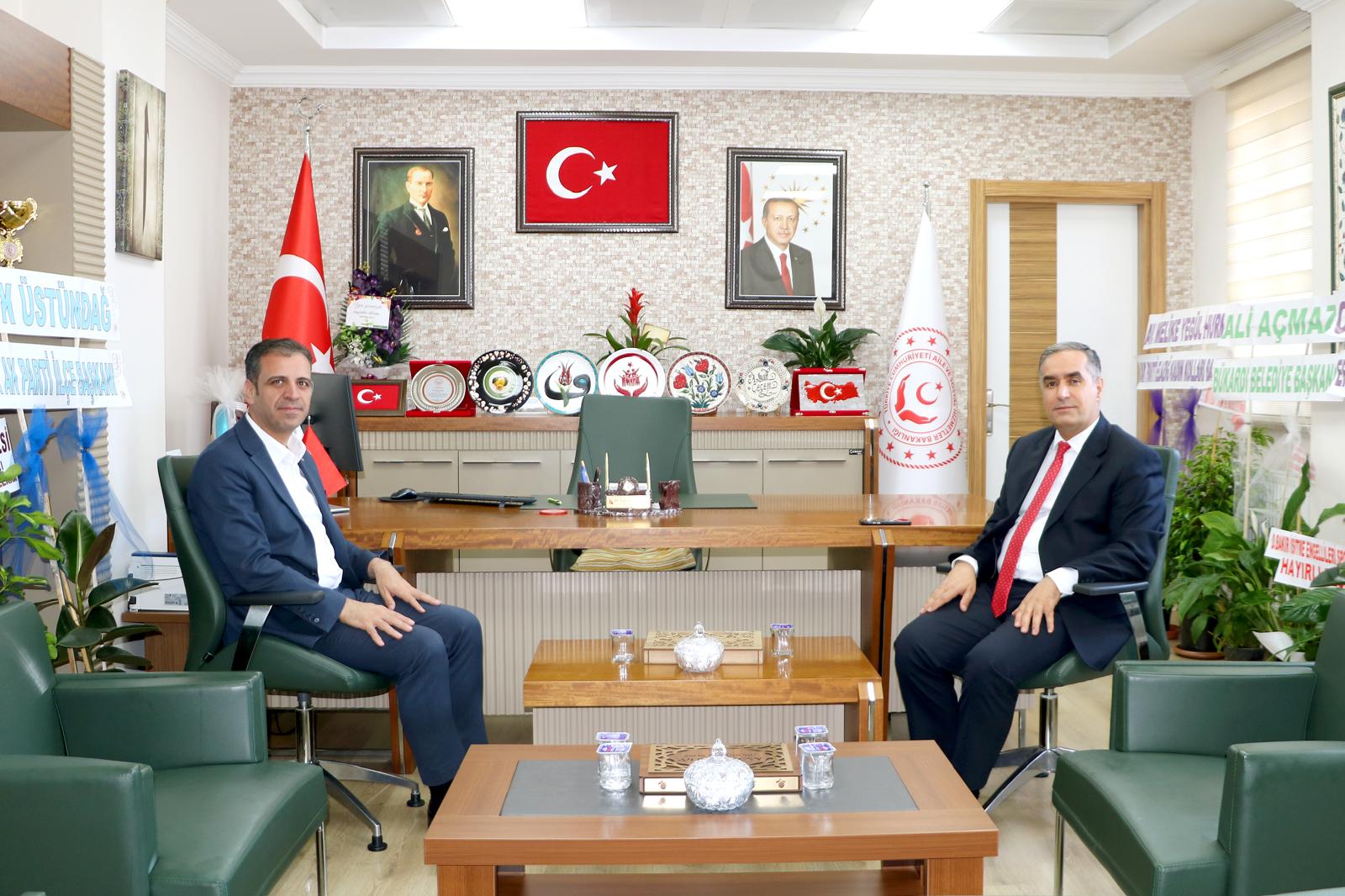 SGK İl Müdüründen İl Müdürümüze Ziyaret