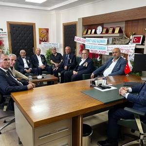 Gazi ve Şehit Aileleri Derneklerinden İl Müdürümüze Ziyaret - fotoğraf 1
