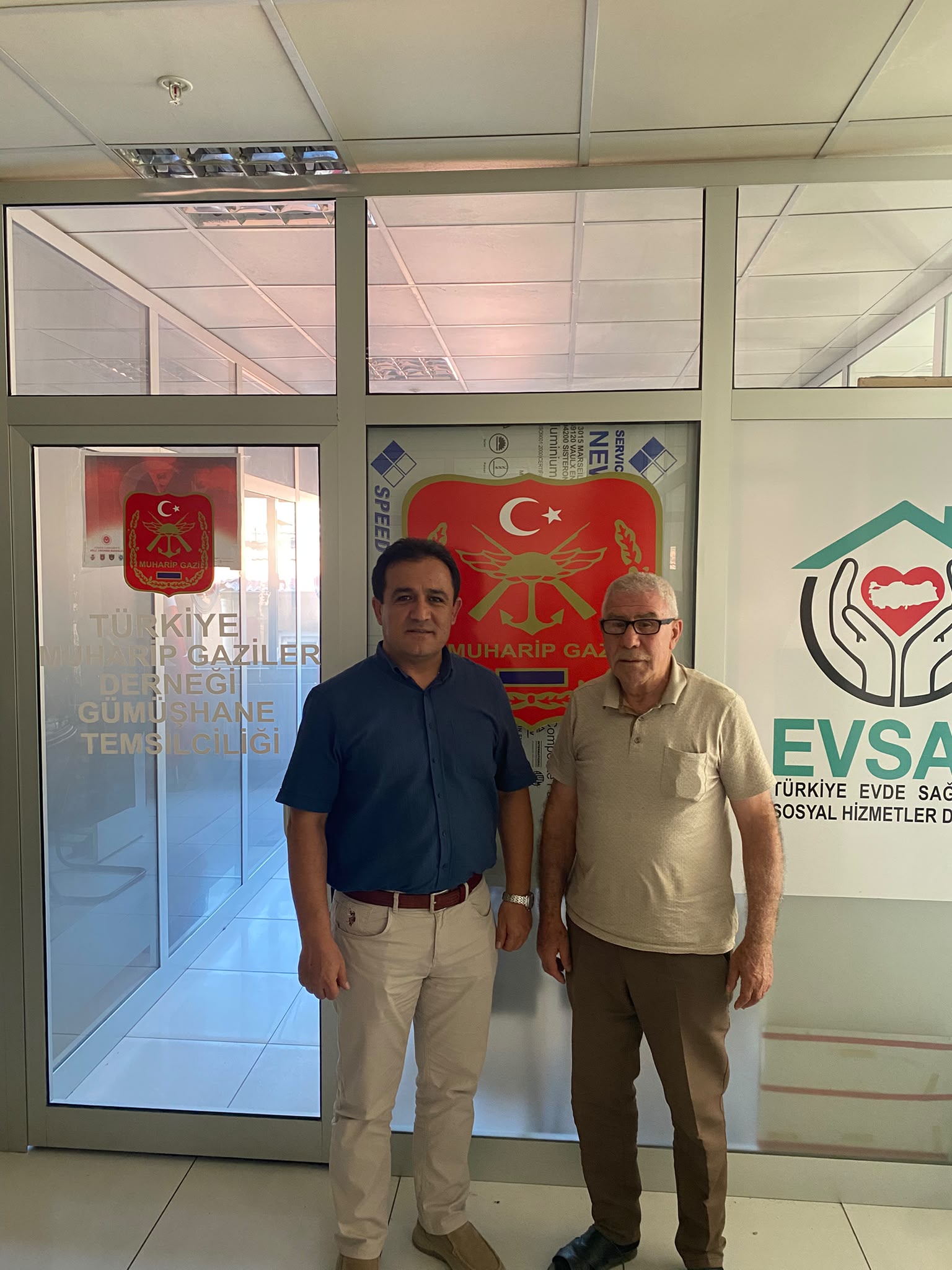 Muharip Gaziler Derneği Başkanı Celil Tanguroğlu'na Ziyaret Gerçekleştirildi