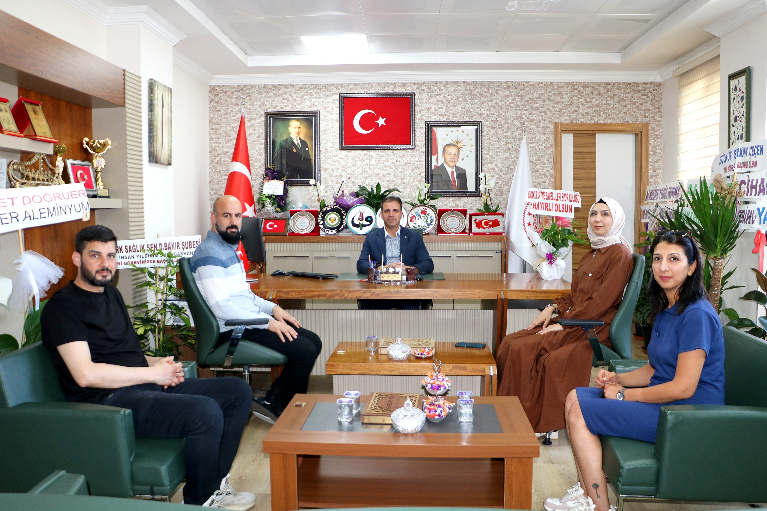 Diyarbakır İşitme Engelliler Spor Kulübünden İl Müdürümüze Ziyaret