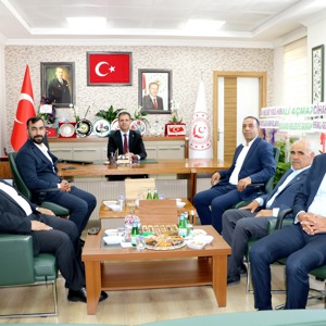 Belediye Başkanları ve AK Parti İlçe Başkanından İl Müdürümüze Ziyaret - fotoğraf 1