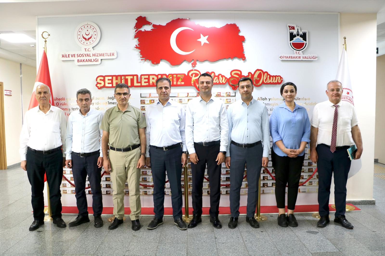 Sosyal Yardımlar Genel Müdürlüğü Daire Başkanlarından İl Müdürümüze Ziyaret