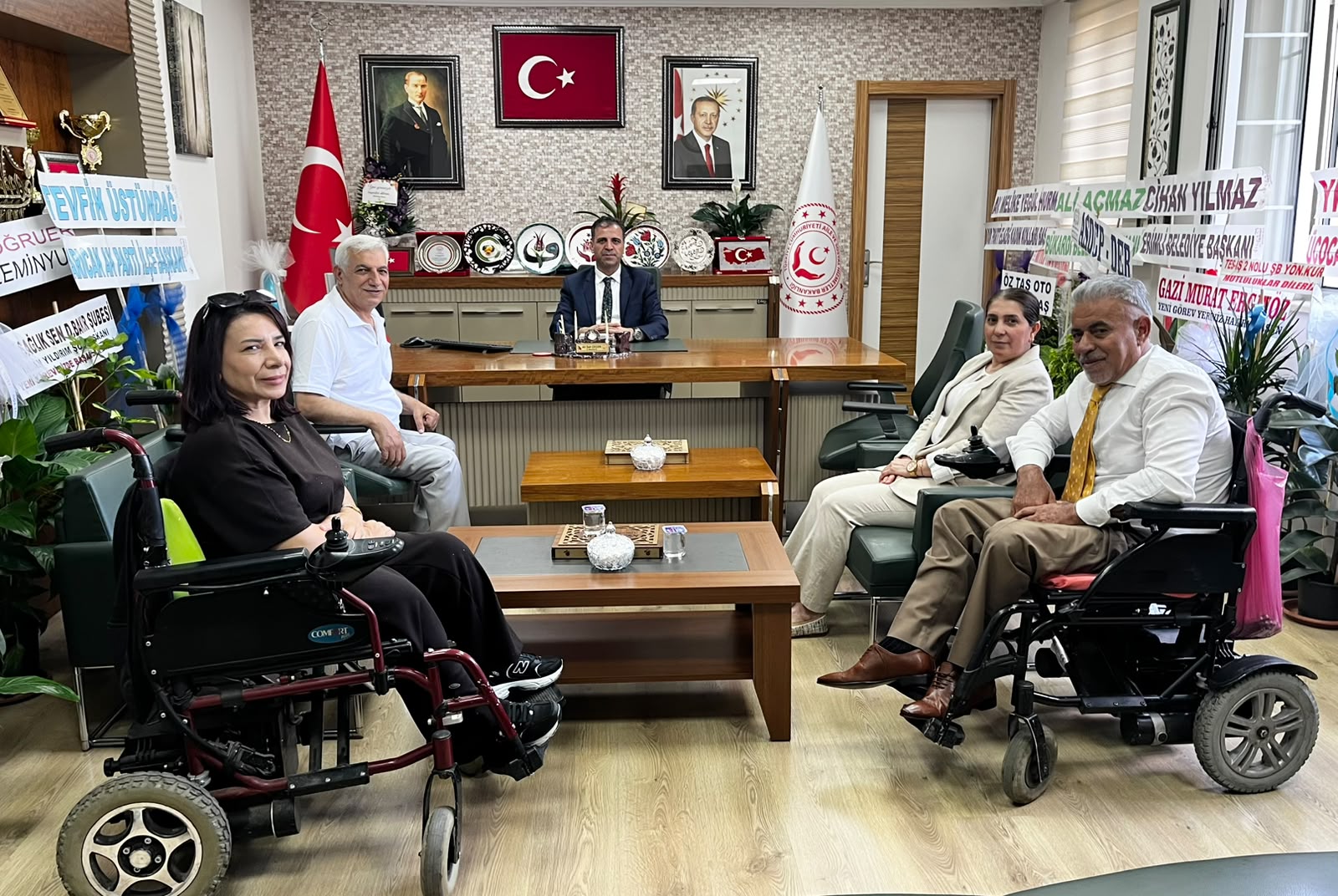Sivil Toplum Kuruluşu Temsilcilerinden İl Müdürümüze Ziyaret