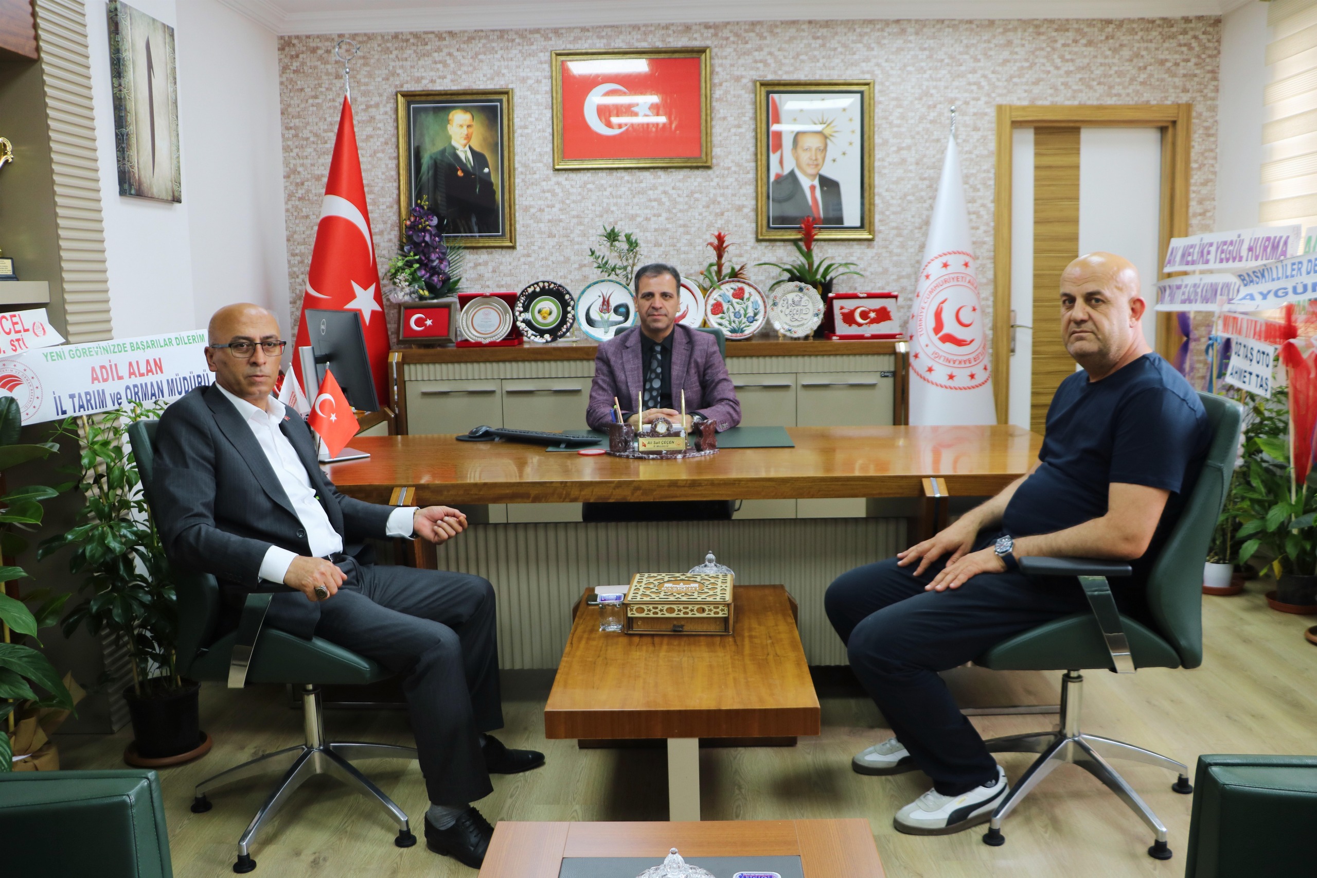 Türkiye Harp Malulü Gaziler, Şehit Dul ve Yetimleri Derneğinden İl Müdürümüze Ziyaret