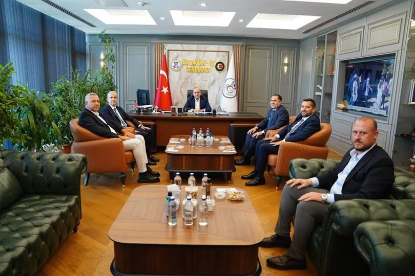 Öz Sağlık-İş Sendikası Genel Başkanı Sayın Devlet Sert’i Makamında Ziyaret