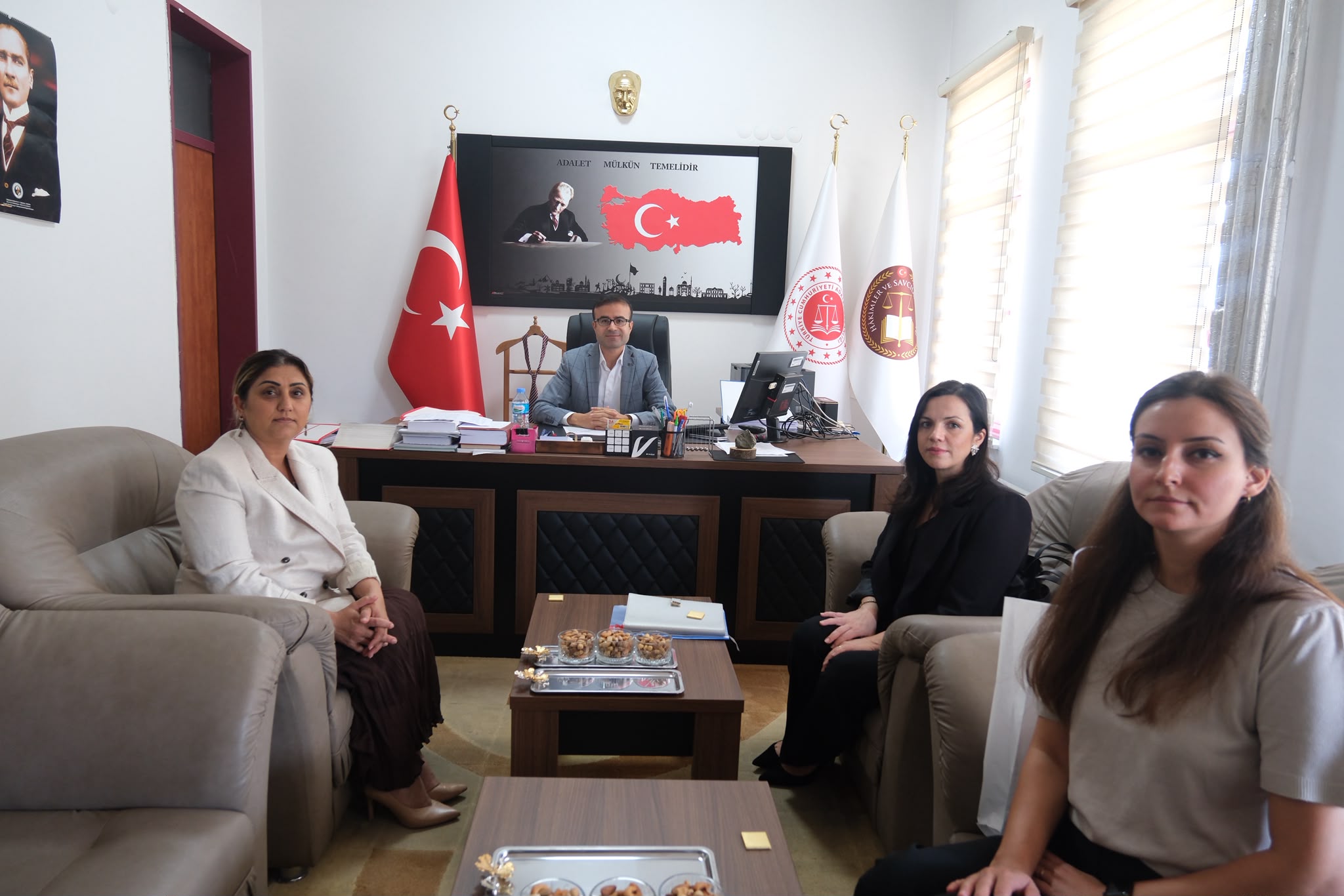 Adli Yargı İlk Derece Mahkemesi Adalet Komisyonuna Ziyaret