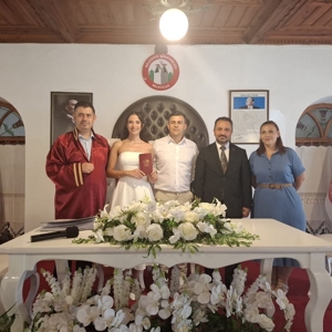 İL MÜDÜRÜMÜZ MAHMUT SELÇUK, PERSONELLERİMİZİN NİKÂH TÖRENİNE KATILDI  - fotoğraf 1