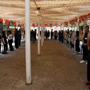 Kırıkkale Güzel Sanatlar Lisesi Resim Bölümü öğretmen ve öğrencilerinin yıl boyunca hazırladığı eserlerden oluşan Resim Sergisi’nin açılışı gerçekleştirildi. - fotoğraf 2