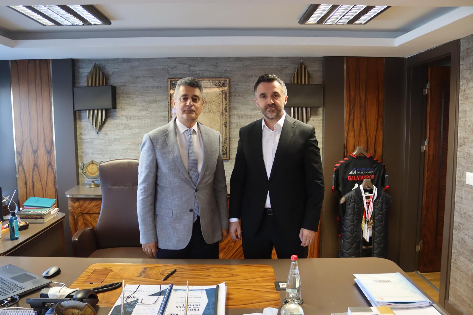 İl Müdürümüz Sn. Ömer Turan, İstanbul Proje Koordinasyon Birimi (İPKB) Direktörü Sn. Yalçın Kaya’yı Makamında Ziyaret Etti