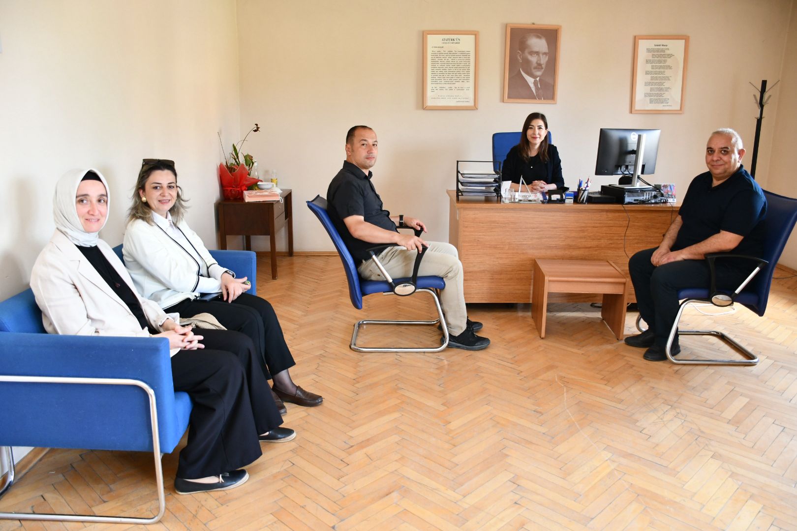 İl Müdürümüz Sayın Çiğdem AÇIKYILDIZ KAZEL, Müdürlüğümüze bağlı kuruluşlarımızı ziyaret ederek yürütülen çalışmalar hakkında bilgi aldı.