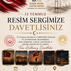 15 Temmuz Resim Sergimize Davetlisiniz - fotoğraf 1