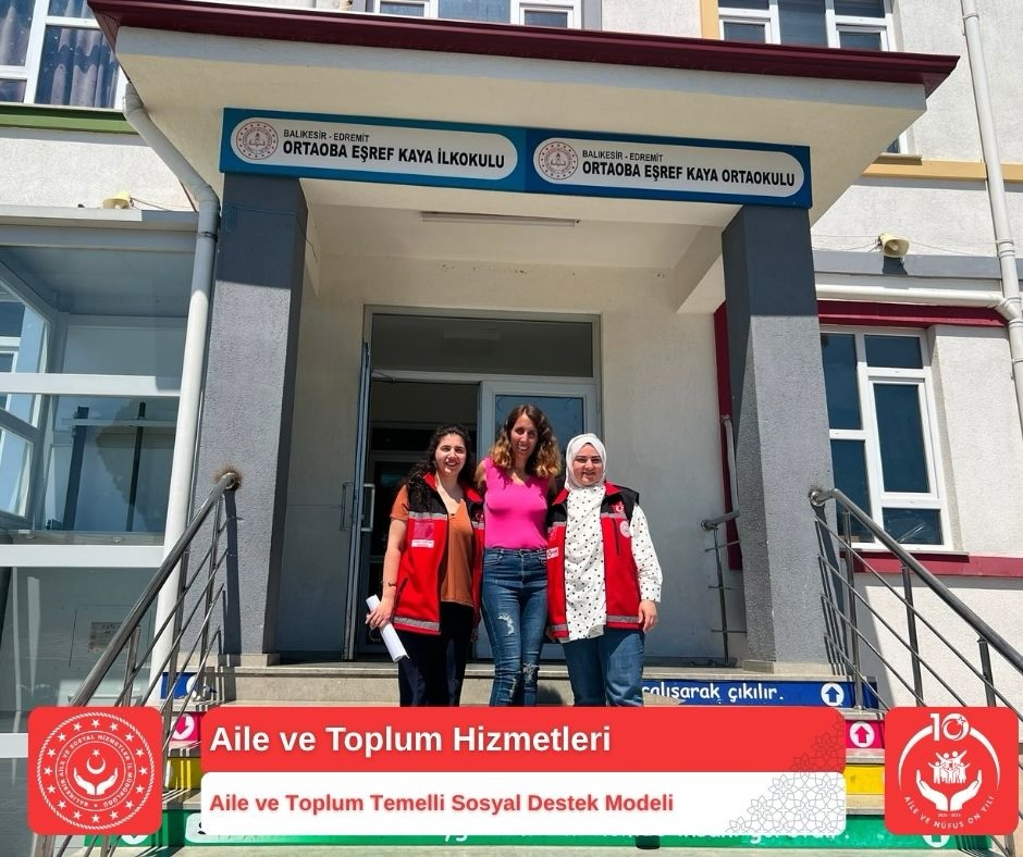 Edremit Ortaoba Eşref Kaya İlkokulu ve Ortaokulunda Sosyal Hizmet Modelleri Tanıtıldı