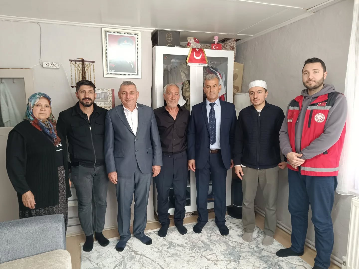 Aziz Şehidimiz Yunus ERTÜRK'ün Şehadet Günü Seneyi Devriyesi Münasebetiyle Kıymetli Aileleri Ziyaret Edildi