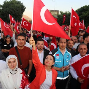 15 Temmuz Demokrasi ve Millî Birlik Günü Yürüyüşü Coşkuyla Gerçekleştirildi - fotoğraf 3