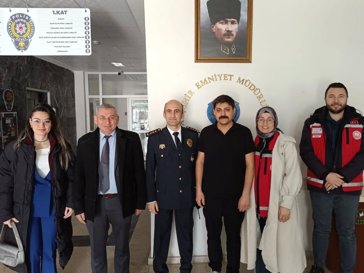 Polis Teşkilatının kuruluşunun 181. Yıl Dönümü ve Polis Haftası Münasebetiyle Kahraman Emniyet Personeli Gazilerimiz Samet Kapcı ve Mahir Sadıç Ziyaret Edildi