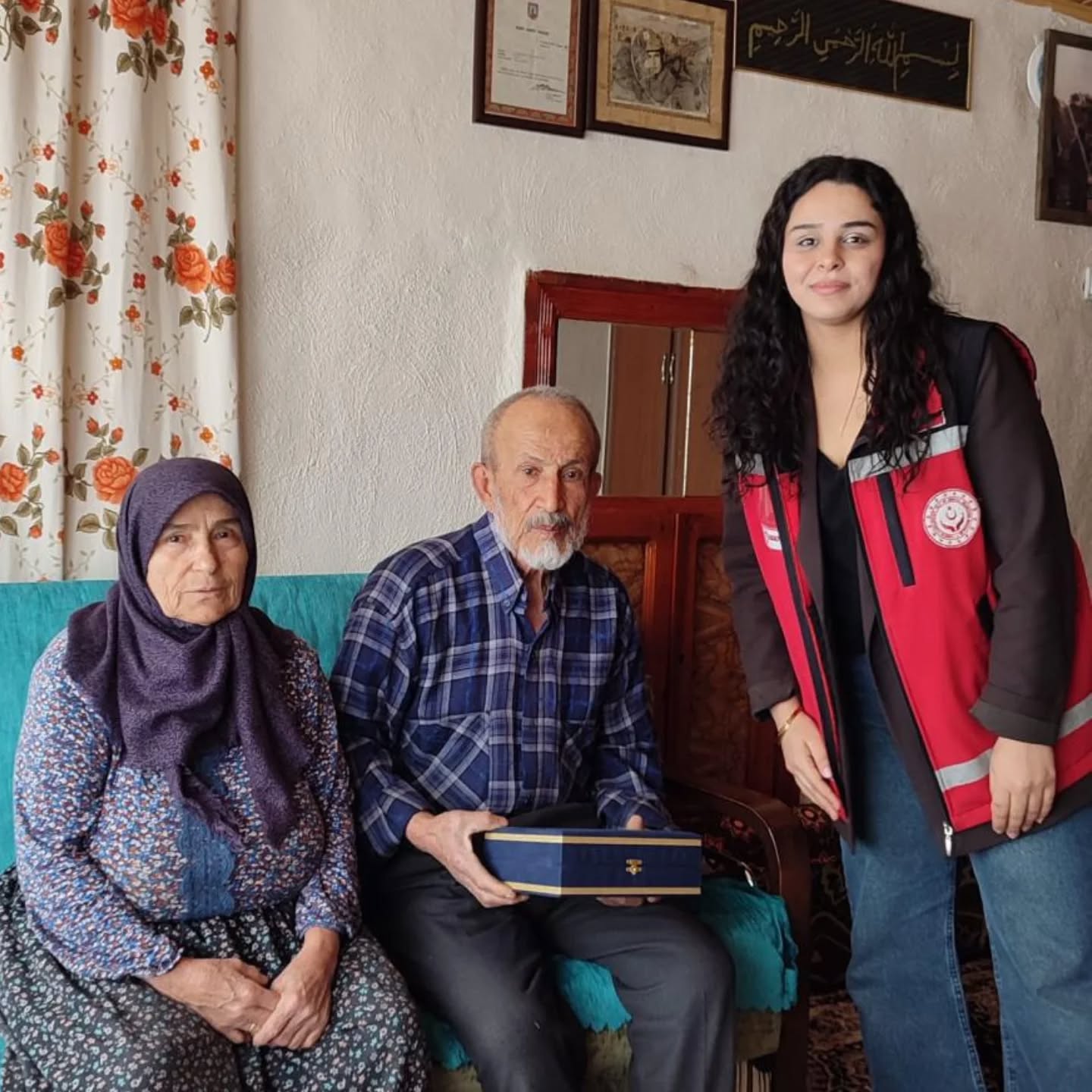 Kahraman Gazilerimiz Kemal Gül ve Hamza Yılmaz’ı Hanelerinde Ziyaret Edildi