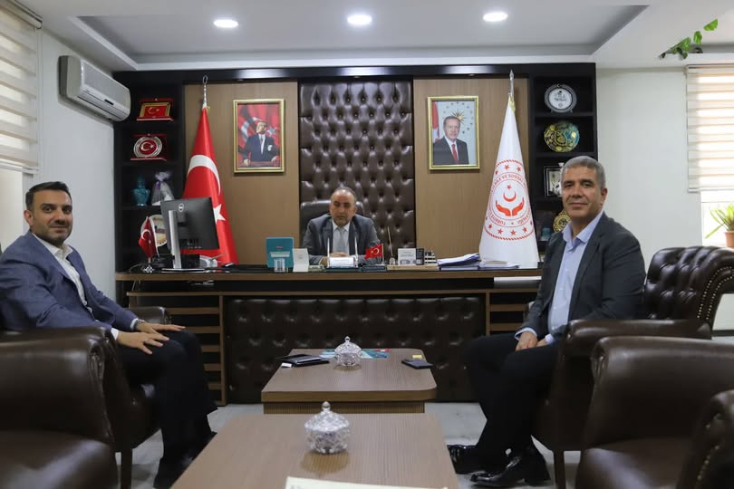 UNHCR Saha Sorumlusu Faik Yılmaz, İl Müdürümüz Arif Topal’ı Makamında Ziyaret Etti