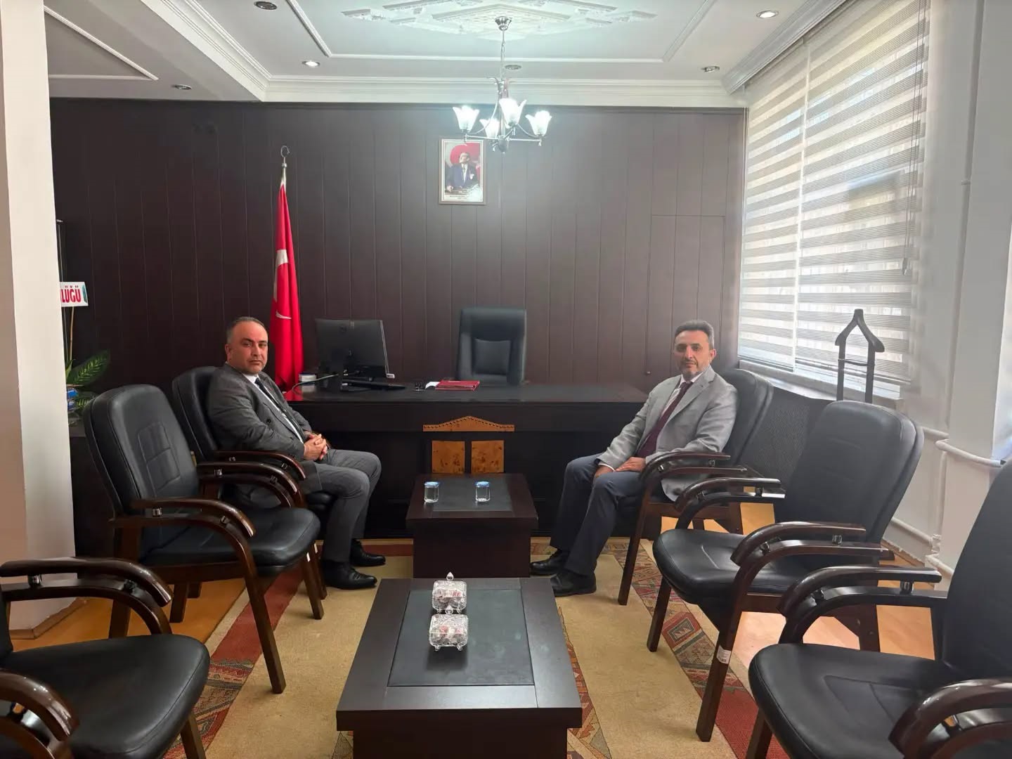 İl Müdürümüz Arif Topal, Göreve Yeni Atanan Meram İlçe Müftüsüne Hayırlı Olsun Ziyaretinde Bulundu