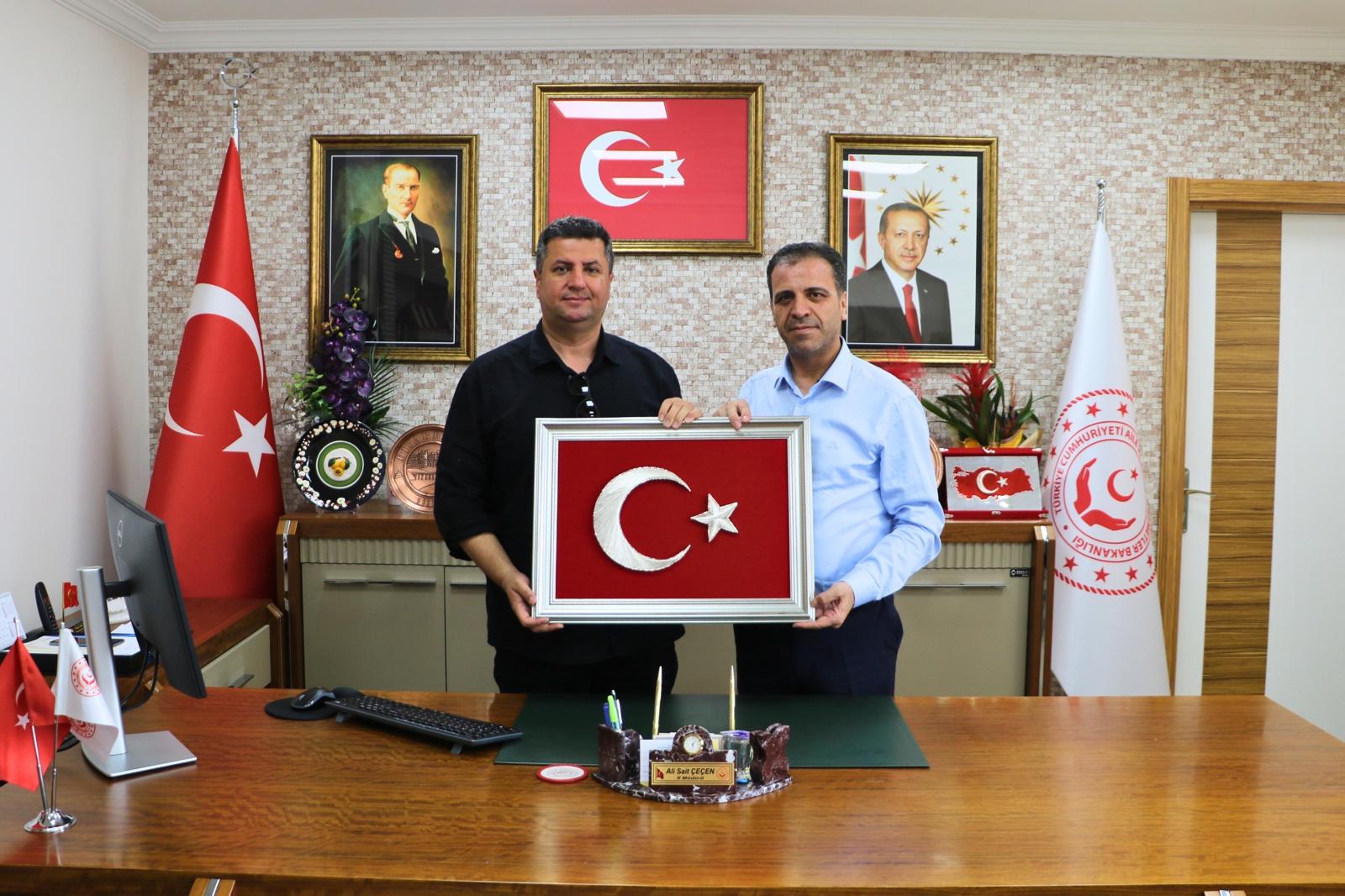 İL MÜDÜRÜMÜZ  SERDAR DEMİRCİ  DİYARBAKIR AİLE VE SOSYAL HİZMETLER İL MÜDÜRÜ İLE BİR ARAYA GELDİ
