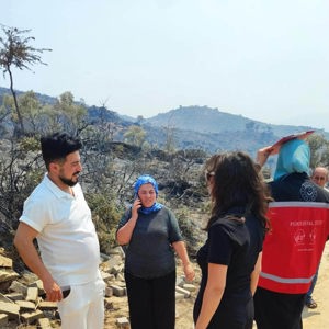 Çine’de Meydana Gelen Yangında Psikososyal Destek Ekiplerimiz Sahada… - fotoğraf 8