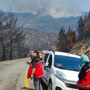 Çine’de Meydana Gelen Yangında Psikososyal Destek Ekiplerimiz Sahada… - fotoğraf 10