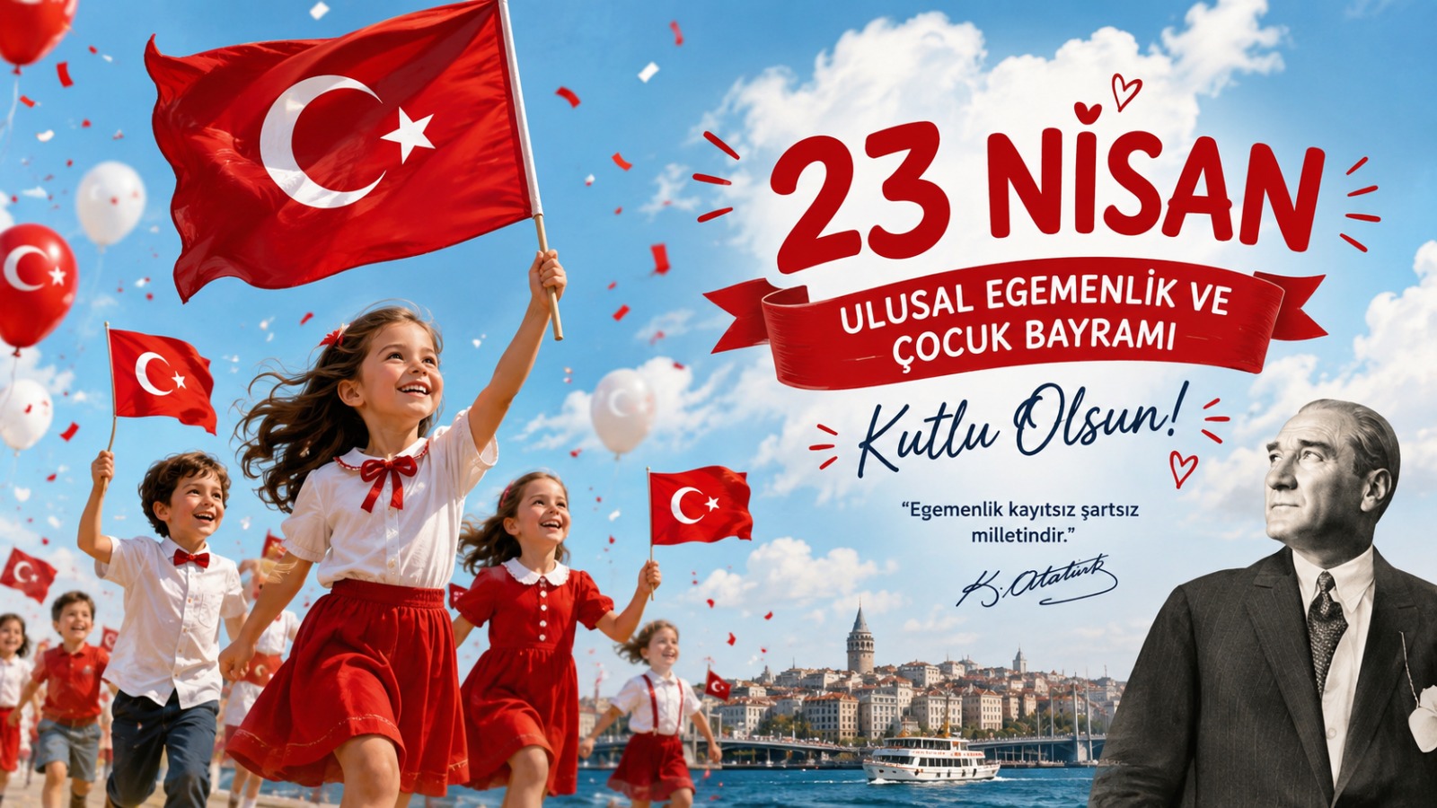 23 Nisan Ulusal Egemenlik ve Çocuk Bayramı