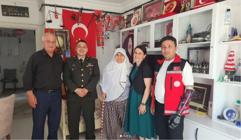 Şehit Babalarımıza Babalar Günü Ziyareti