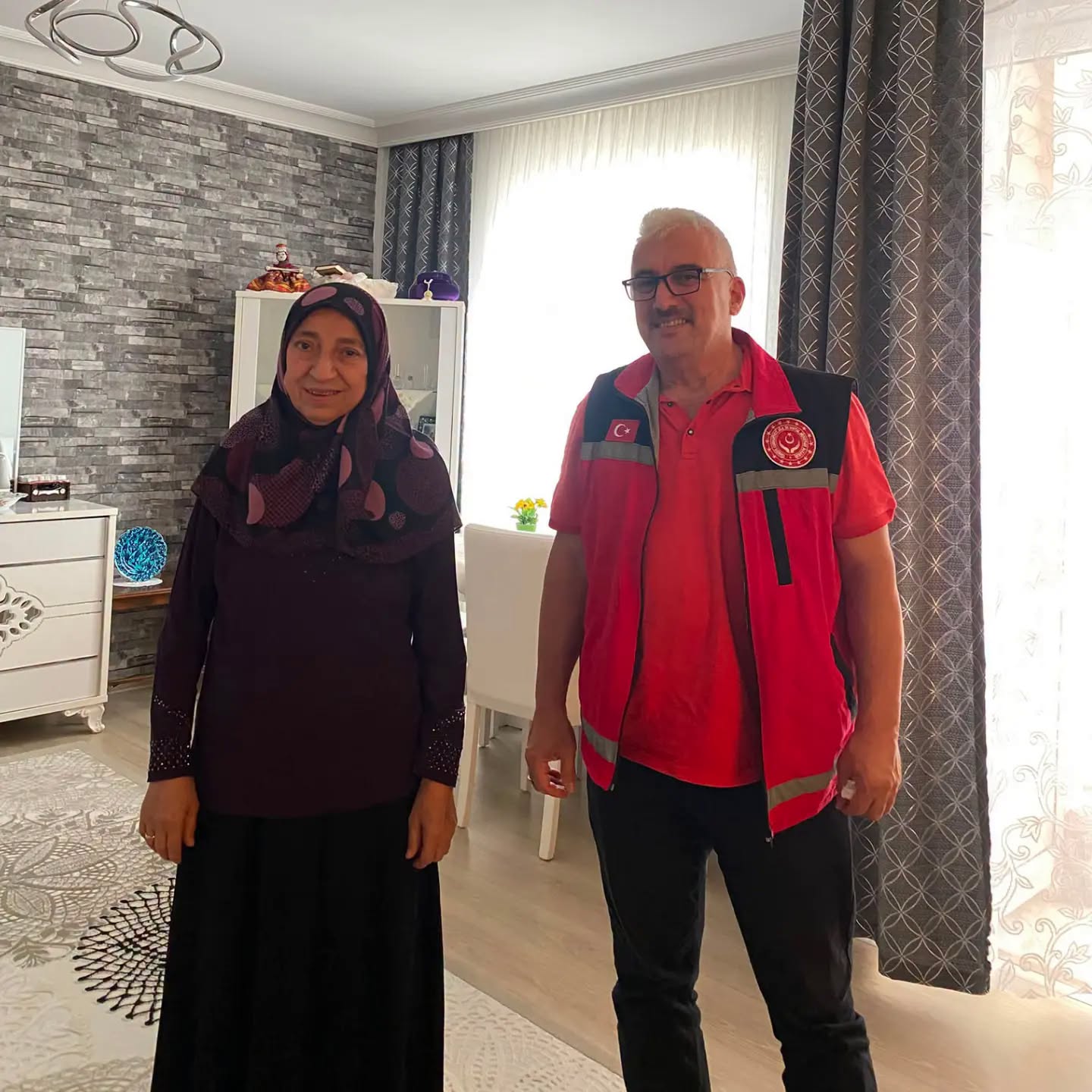 Şehidimiz Kazım AYAŞ'ın Eşi Remziye Hanım Ziyaret Edilmiştir