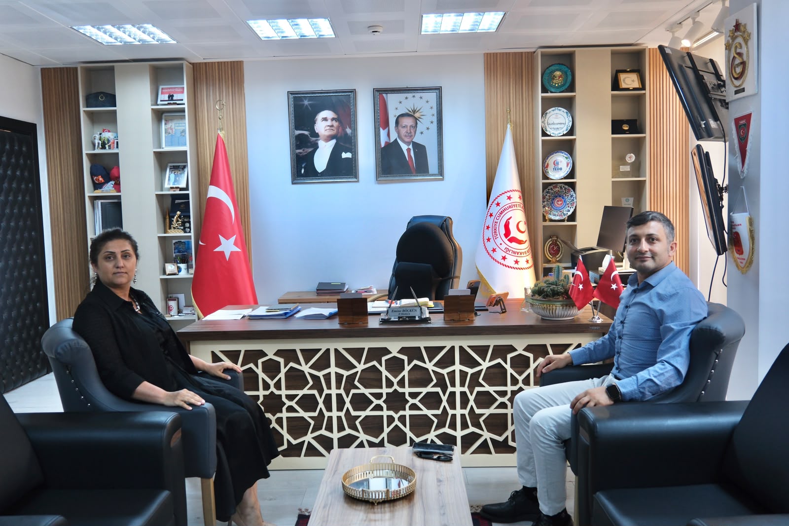 Balıkesir Açık Ceza İnfaz Kurumu Müdürü Sayın Vedat MAMAK’tan İl Müdürümüze Ziyaret