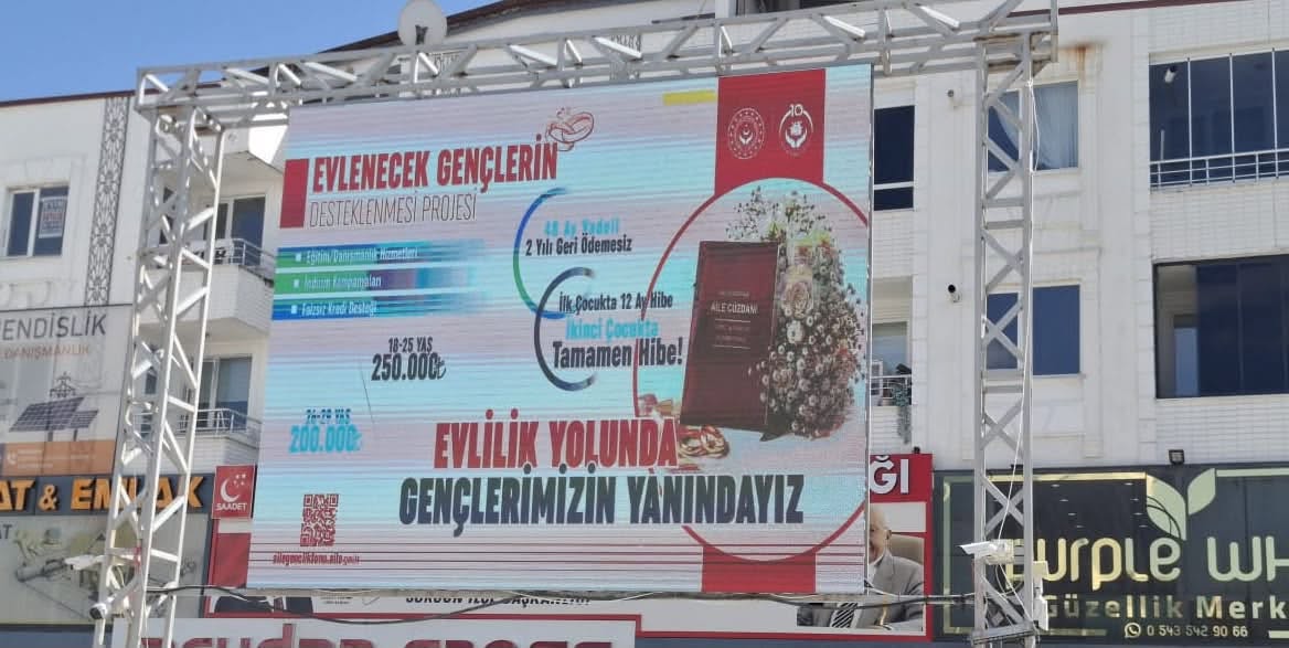 Evlenecek Gençlerin Desteklenmesi Projesi kapsamında yürütülen görünürlük faaliyetleri aralıksız devam ediyor.