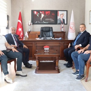 Karabük Gençlik ve Spor İl Müdürü Coşkun Güvenden İl Müdürümüz Sami Çifte Hayırlı Olsun Ziyareti - fotoğraf 1