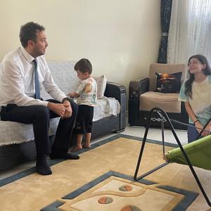 İl Müdürümüz Çetin Tutaş’tan 7. Çocuğu Dünyaya Gelen Aileye Ziyaret - fotoğraf 1