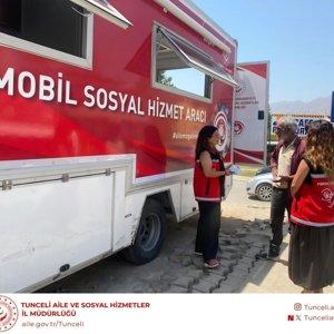 Mobil Sosyal Hizmet Aracımız Ovacık'ta!  - fotoğraf 1