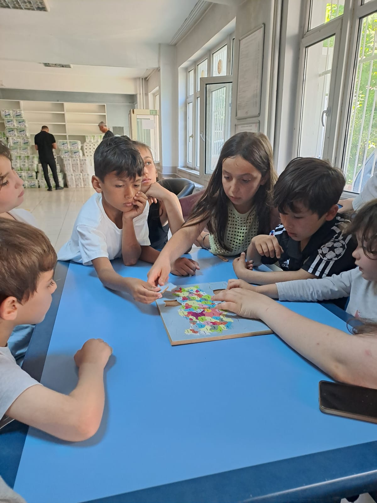 Odes Kapsamında Türkiye Haritası Puzzle Etkinliği Düzenlendi