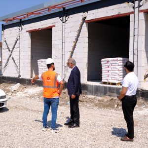 İl Müdürümüz Emre Çalğan, Dulkadiroğlu Çocuk Yaşam Merkezi İnşaatını İnceledi - fotoğraf 2
