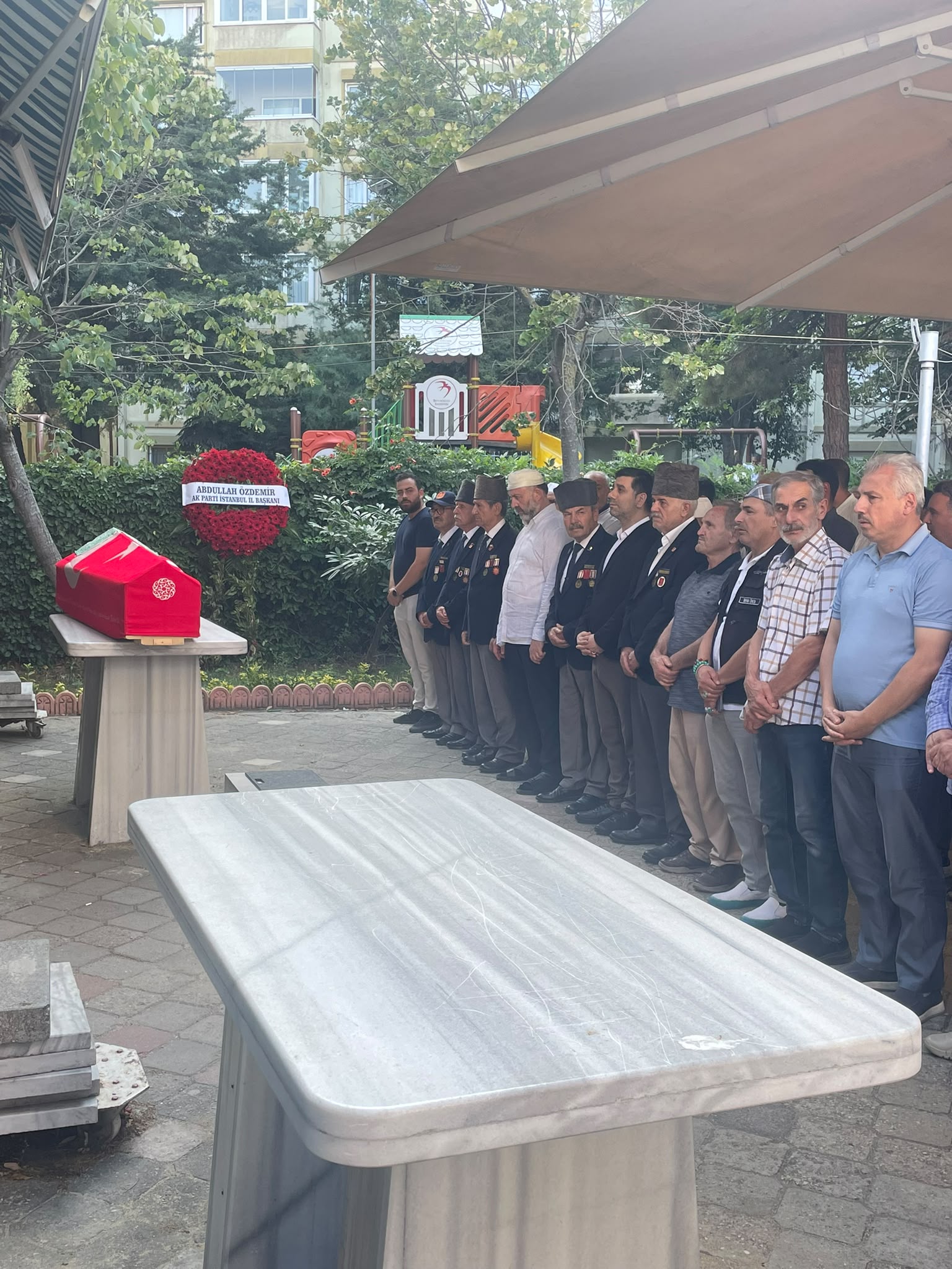 Kıbrıs Gazimiz Bekir Şen’in Cenaze Namazına Katılarak, Kahraman Gazimizi Dualarla Son Yolculuğuna Uğurladık