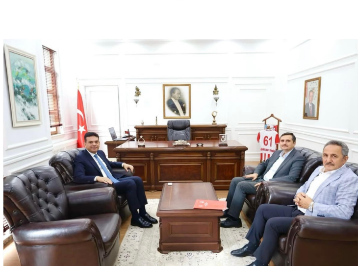Akçaabat Kaymakamı Abdullah Şahin’e Hayırlı Olsun Ziyareti