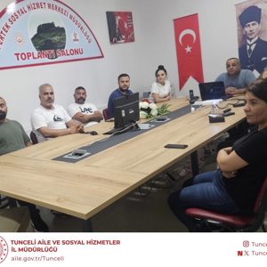 Müdürlüğümüze bağlı Pertek Sosyal Hizmet Merkezi Müdürlüğü Personeline İş Güvenliği Eğitimi Verildi - fotoğraf 2