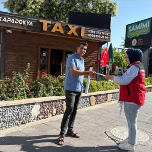 Taksi Durağı Esnafına Yönelik Bilgilendirme Çalışması Gerçekleştirildi - fotoğraf 2