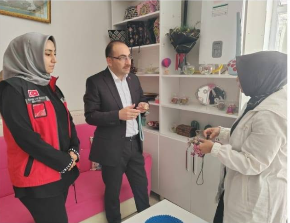 İl Müdürümüz Cüneyd ÖZDEMİR, Ferfene Kadın Kooperatifini Ziyaret Etti
