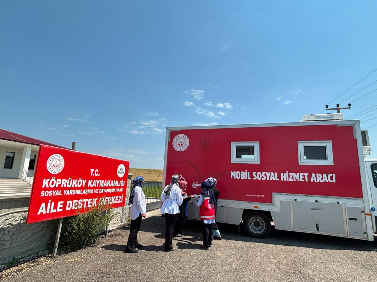 Mobil Sosyal Hizmet Aracımızla Köprüköy’de Vatandaşlarımızla Buluştuk