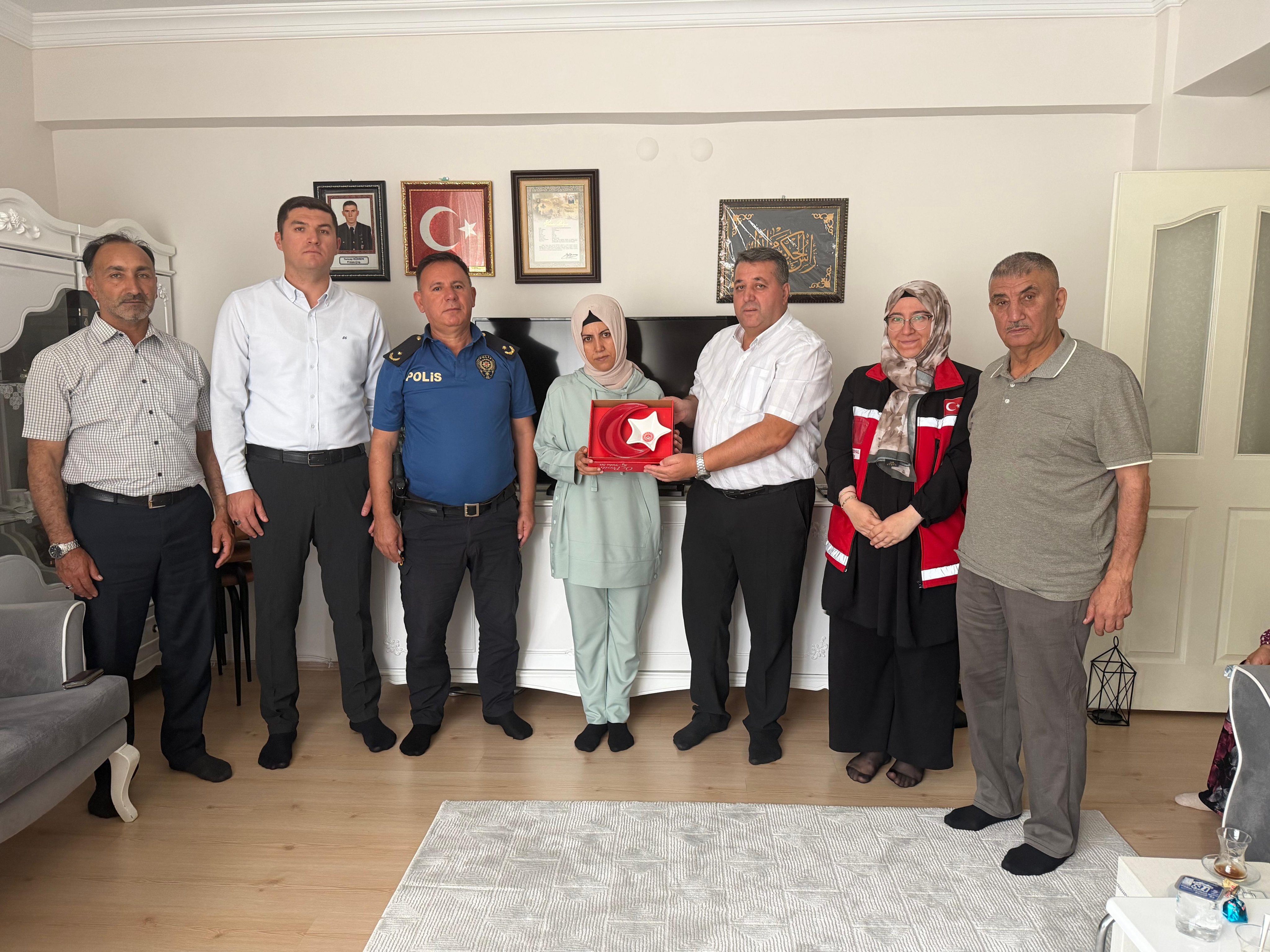 Şehidimiz Tuncay Küssen’in Eşi Ziyaret Edildi