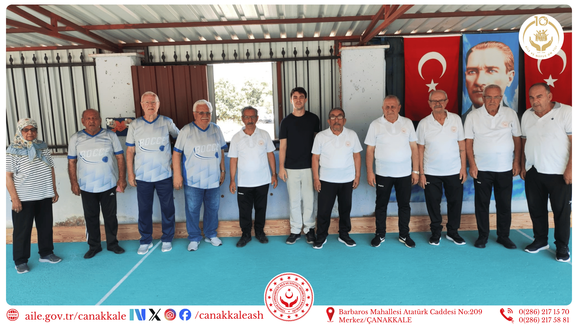 Çanakkale Huzurevimiz Bocce Turnuvasında Mücadelesini Sürdürüyor