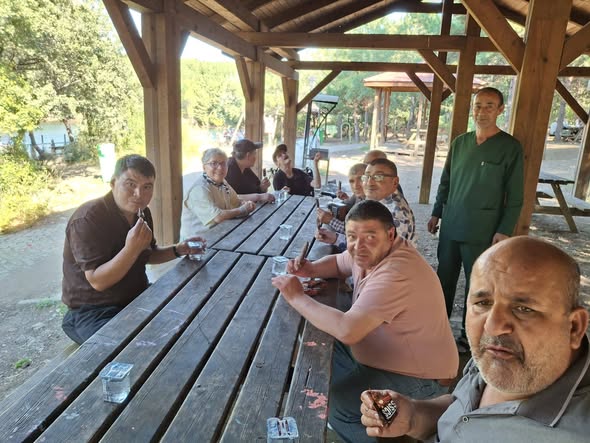 Çamlık Milli Parkı’nda düzenlenen açık hava organizasyonunda bir araya geldi.