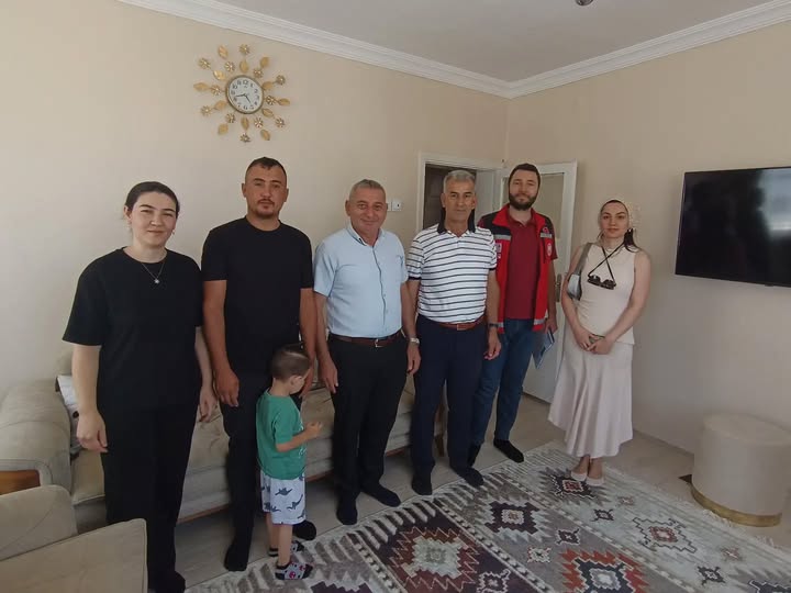 Kahraman Gazimiz Eyüp KATAR ve Ailesi Evinde Ziyaret Edilerek Hasbihal Edilmiştir