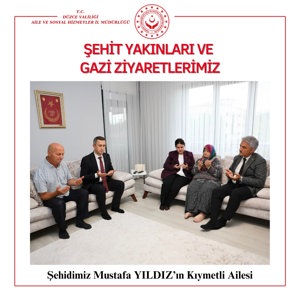 Şehidimiz Mustafa YILDIZ’ın Kıymetli Ailesi Ziyaret Edildi. - fotoğraf 2