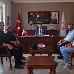Öz Sağlık-İş’ten İl Müdürümüz Sami Çift’e "Hayırlı Olsun" Ziyareti - fotoğraf 1