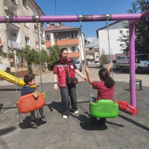  Çocuklar Güvende Programı kapsamında saha çalışmaları - fotoğraf 1